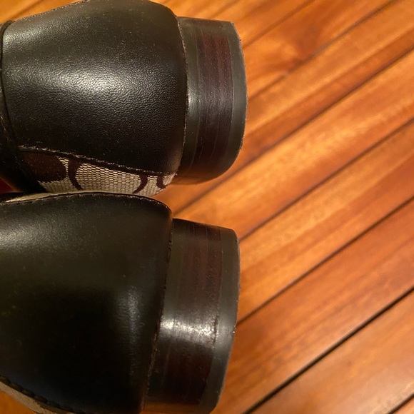 Coach signature Leather brown flats loafers - Picture 10 of 12